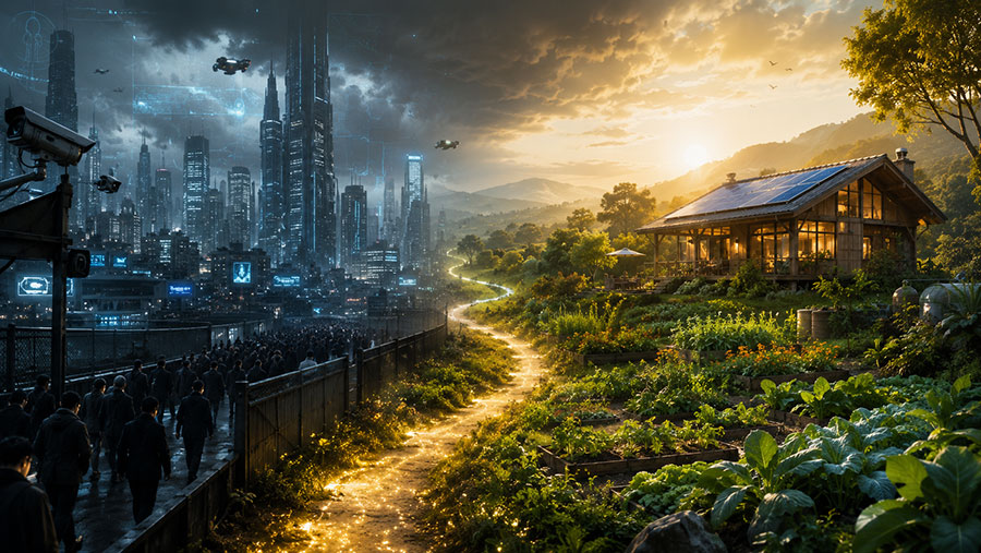 Home Homem saindo da cidade para a natureza - Segredos de como sair do sistema tradicional e focar na saúde off-grid