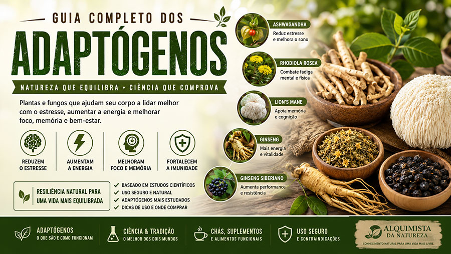 adaptogenos guia completo 2026