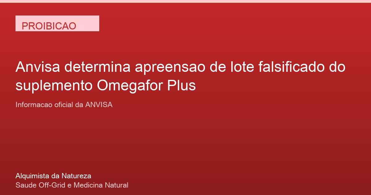 Home Imagem de capa ANVISA - Noticia oficial da Agencia Nacional de Vigilancia Sanitaria