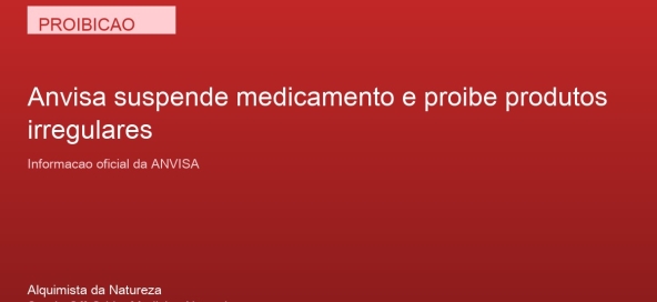 Imagem de capa ANVISA - Noticia oficial da Agencia Nacional de Vigilancia Sanitaria