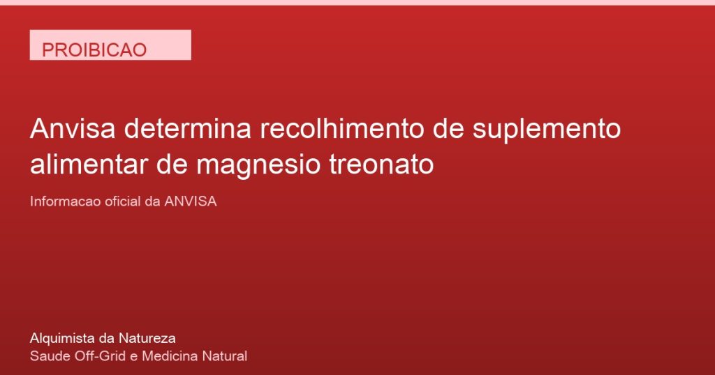 Imagem de capa ANVISA - Noticia oficial da Agencia Nacional de Vigilancia Sanitaria